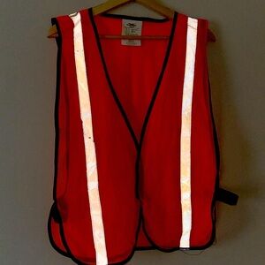 Reflective safety vest orange like new